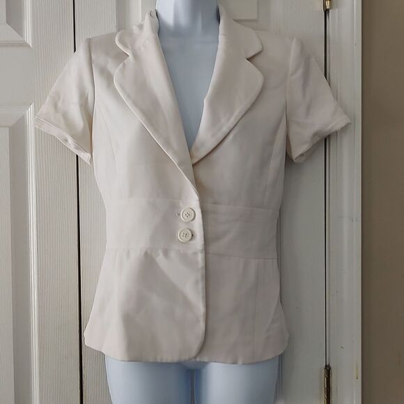 White House Black Market business causal blazer suit jacket  Sz 6 - Picture 1 of 5